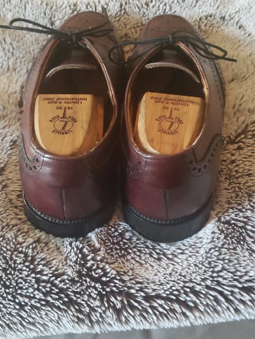 Allen Edmonds Burgundy Wingtip Brogue Oxfords